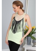 Dámsky top so strapcami Pistachio 2947 - Internetový obchod - Butik